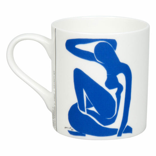 Könitz Becher Nu bleu I - Matisse, in Geschenkbox, Bone China, Blau, 400 ml, 11 5 004 2923