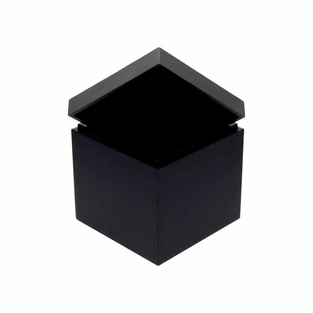 Gift Company Box Neo S, Aufbewahrungsbox, MDF, Dunkelgrau / Schwarz, 13 x 13 cm, 1218003002