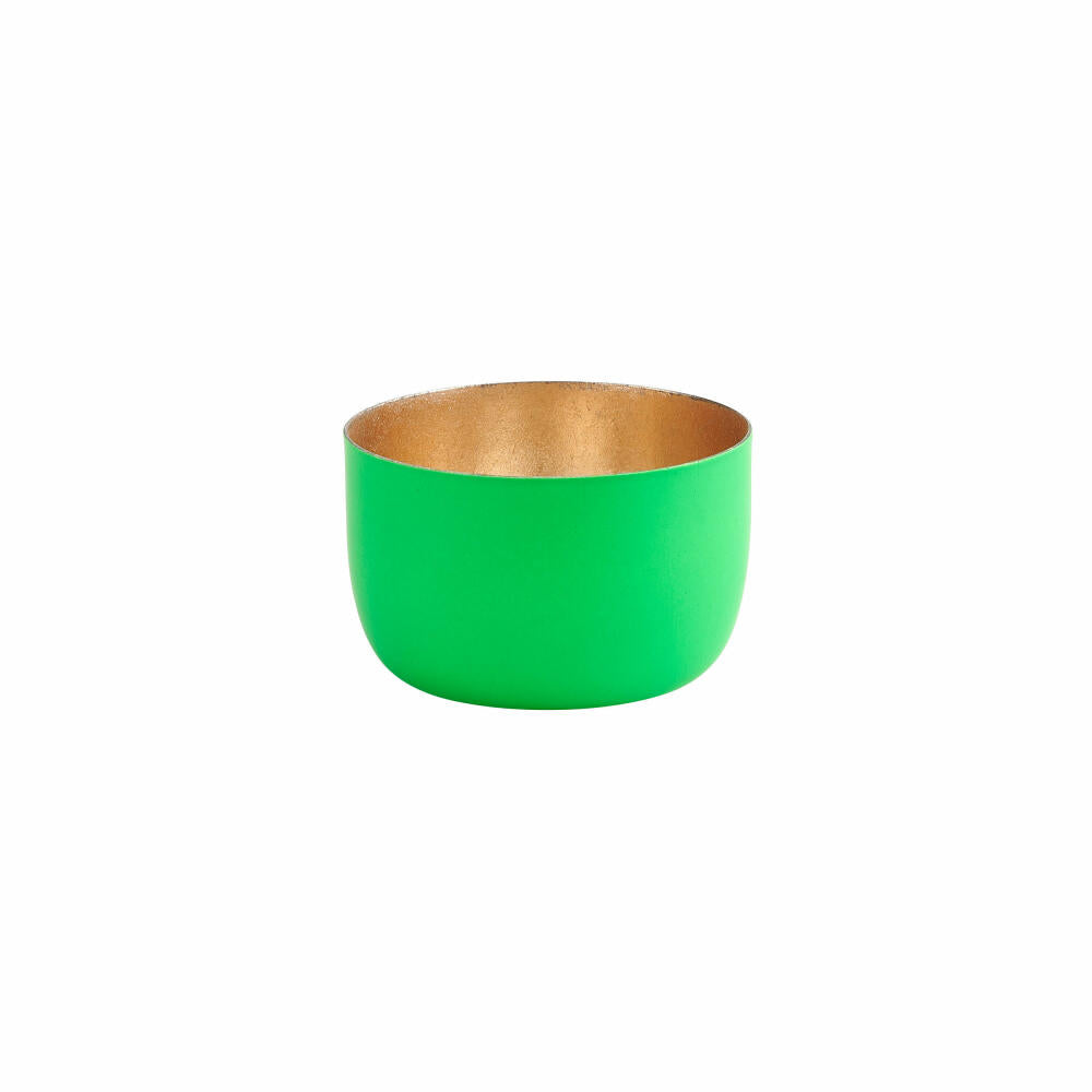 Gift Company Windlicht Madras S, Teelichthalter, Kerzenhalter, Eisen, Neon Grün, 5 cm, 1092503084