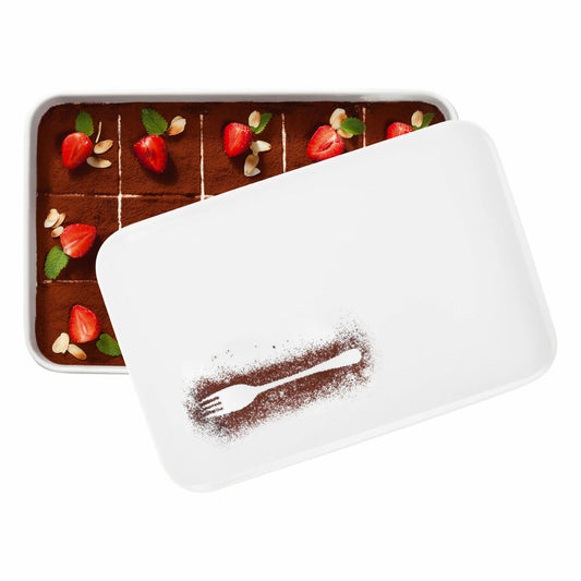 Seltmann Weiden No Limits Auflaufform, Ofenform, Backform, Back Form, Hartporzellan, Weiß, 35 cm, 1744718