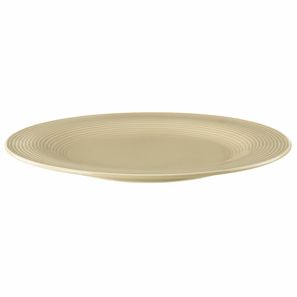 Seltmann Weiden Beat Sandbeige Dinner Plate Round, Dinner Plate, Plate, Porcelain, Beige, Ø 27.5 cm, 001.751303