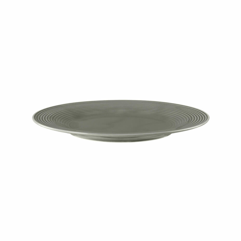 Seltmann Weiden Beat Perlgrau Frühstücksteller, Kleiner Teller, Dessertteller, Kuchenteller, Porzellan, Grau, Ø 23 cm, 001.751318