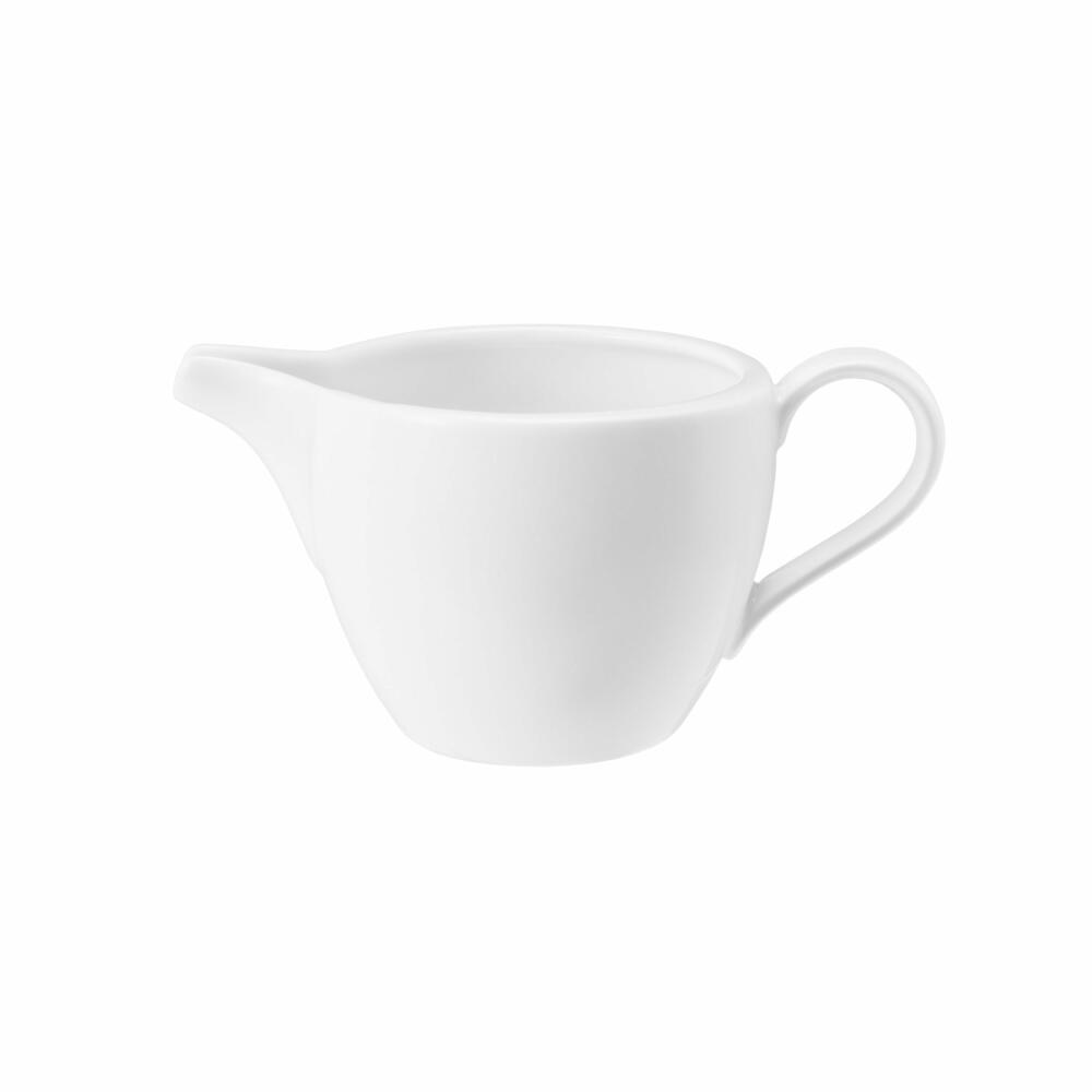 Seltmann Weiden Beat Milchkännchen, Sahnekännchen, Milchkanne, Milch Kännchen, Porzellan, Weiß, 290 ml, 001.751340