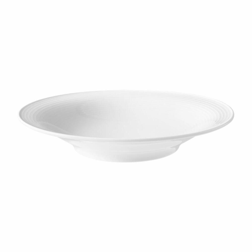 Seltmann Weiden Beat Suppenteller Rund, Essteller, Tiefer Teller, Porzellan, Weiß, Ø 22.5 cm, 001.751364