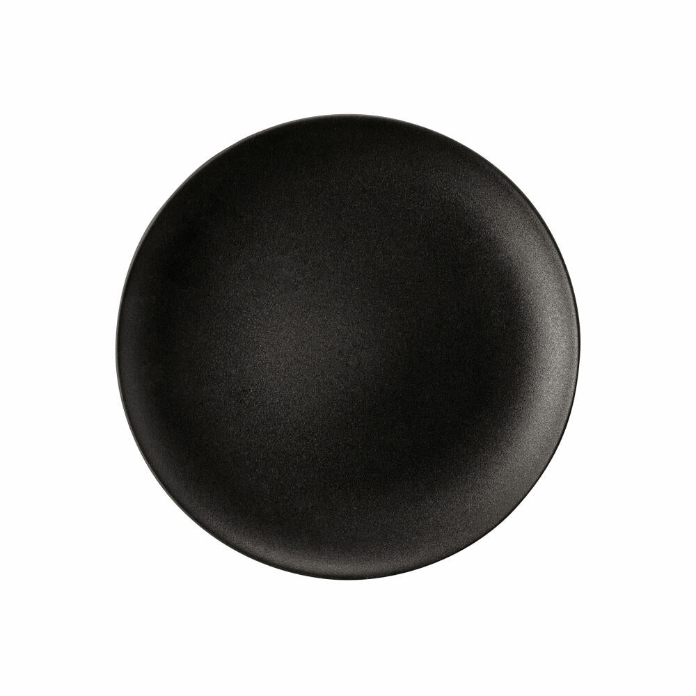 Seltmann Weiden Liberty Brotteller, Frühstücksteller, Kuchenteller, Porzellan, Velvet Black Ø 17.7 cm, 001.764292
