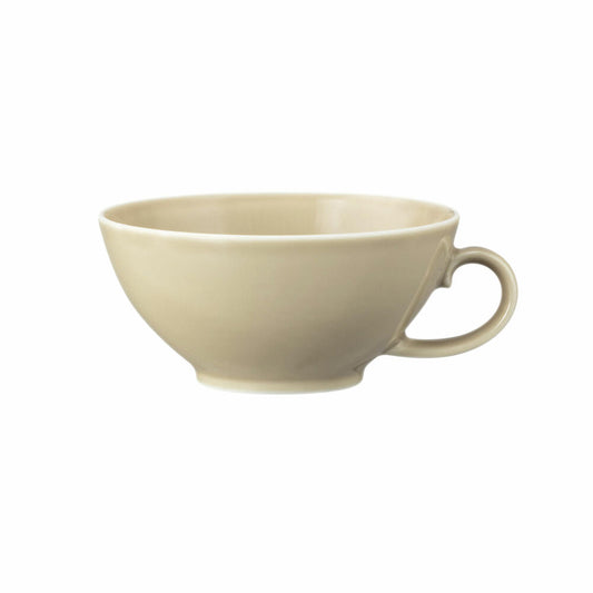 Seltmann Weiden Beat Teeobertasse, Teetasse, Tee Tasse, Porzellan, Sandbeige, 140 ml, 001.765279