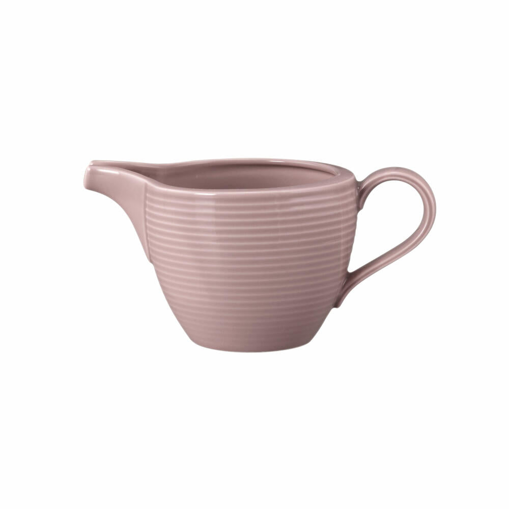 Seltmann Weiden Milchkännchen mit Relief Beat Altrosa, Porzellan, Rosa, 290 ml, 001.773689