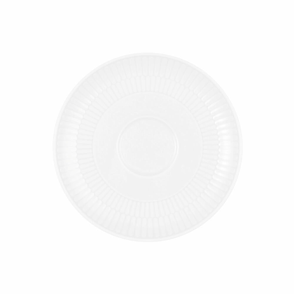 Seltmann Weiden Kombi-Untertasse groß Amina, Porzellan, Weiß, 16 cm, 001.774129