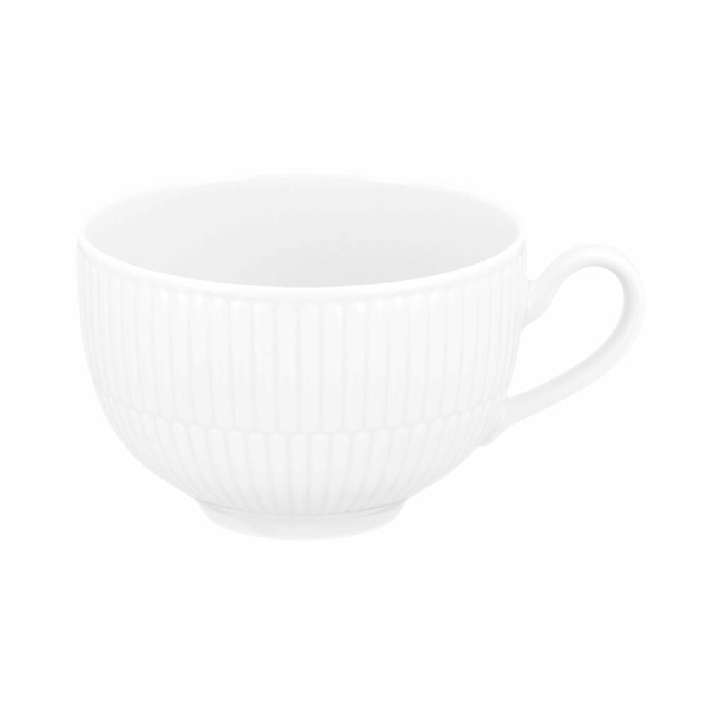 Seltmann Weiden Milchkaffeeobertasse Amina, Becher, Porzellan, Weiß, 350 ml, 001.774131