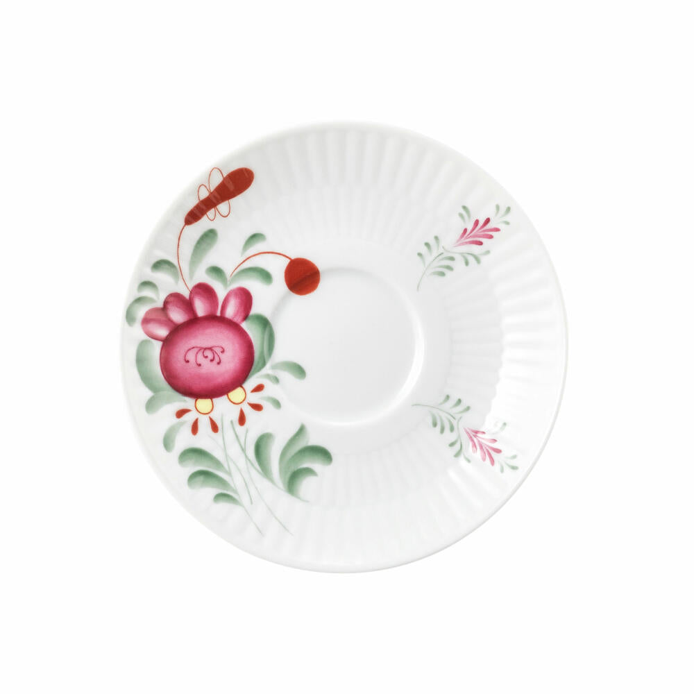 Seltmann Weiden Kombi-Untertasse klein Amina Ostfriesenrose, Porzellan, Bunt, 12 cm, 001.774594