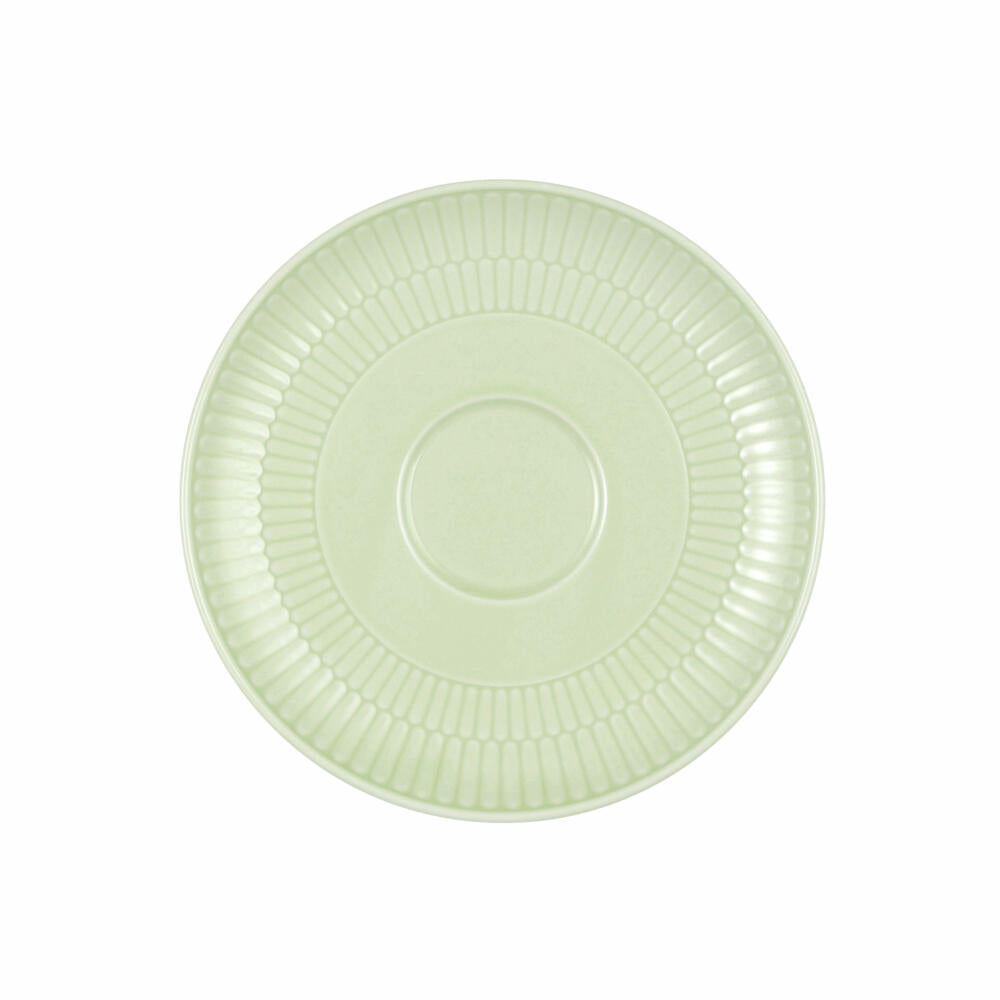 Seltmann Weiden Kombi-Untertasse groß Amina Seladon, Porzellan, Grün, 16 cm, 001.774972