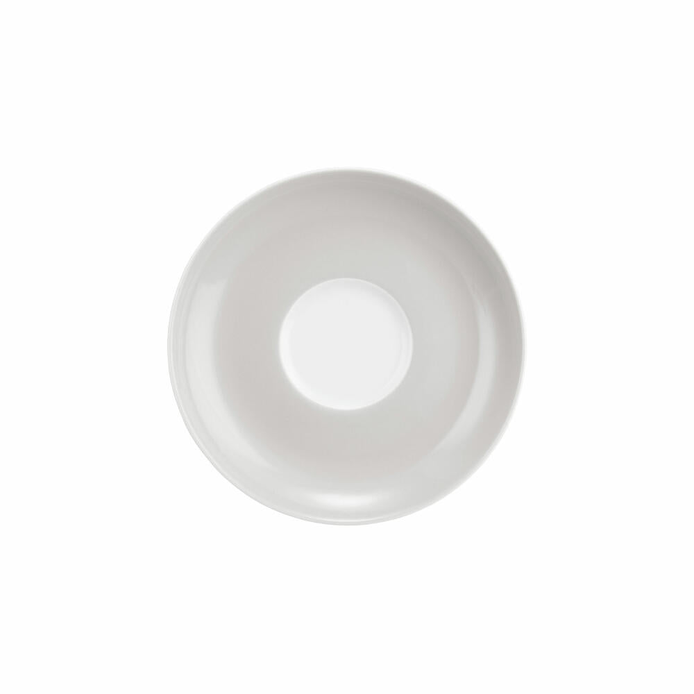 Seltmann Weiden Teeuntertasse Liberty Pure Colors New Grey, Unterteller, Porzellan, Grau, 13 cm, 001.775984
