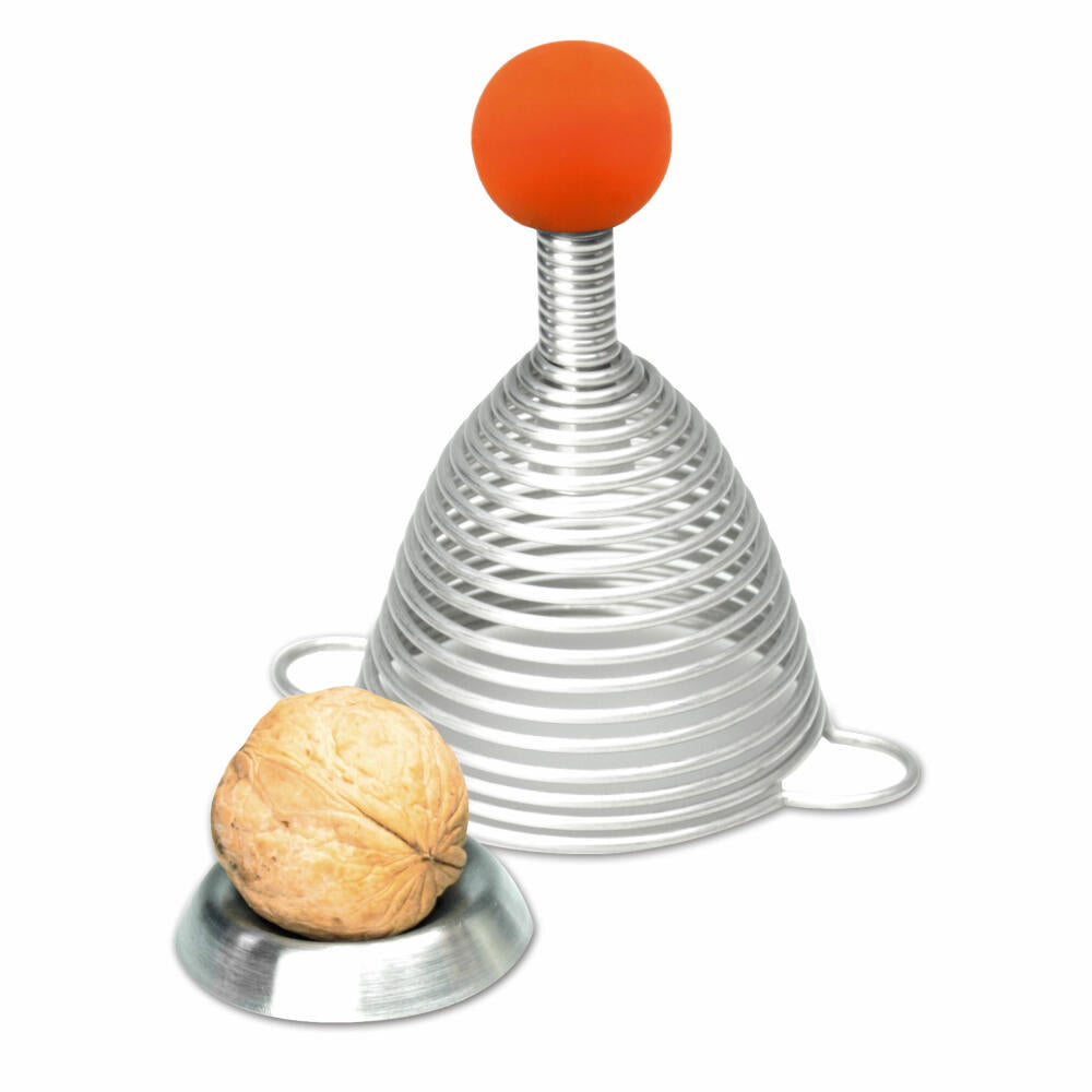 Take2 Naomi Color Nutcracker, Nut Opener, Nut Cracker, Walnut Cracker, Spring Cracker, Silicone Ball Orange, 20152