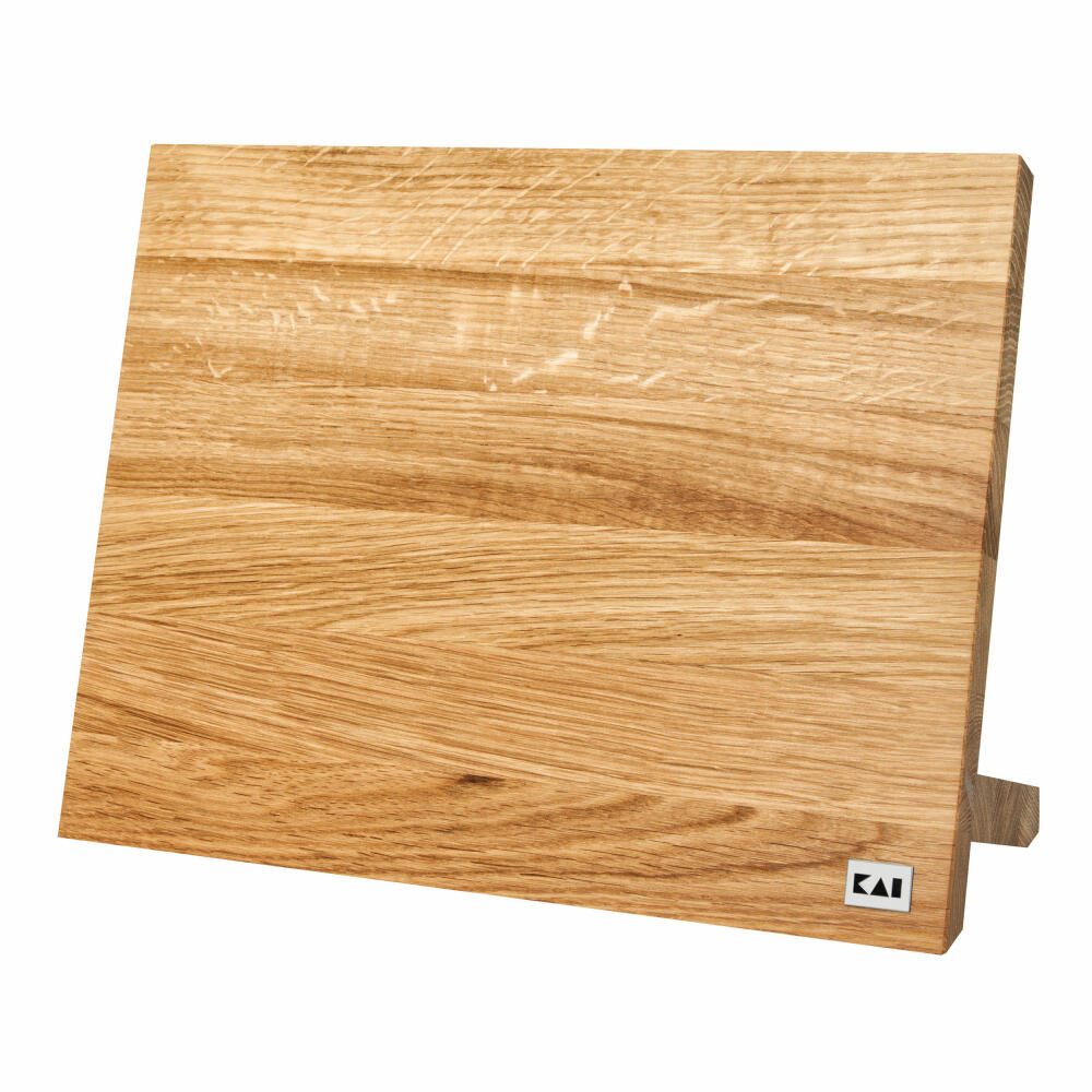 Kai knife block, knife holder, knife block, with magnet, for 6 - 8 knives, oak, DM-0805