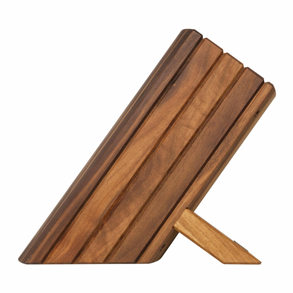 Kai Shun knife block, knife holder, knife storage, for 8 knives, walnut, DM-0810