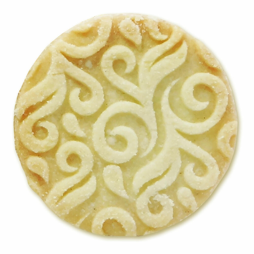 Folkroll rolling pin floral decoration, junior, 23 cm, rolling pin, embossing roll, pattern, motif, roll, beech wood, 330425