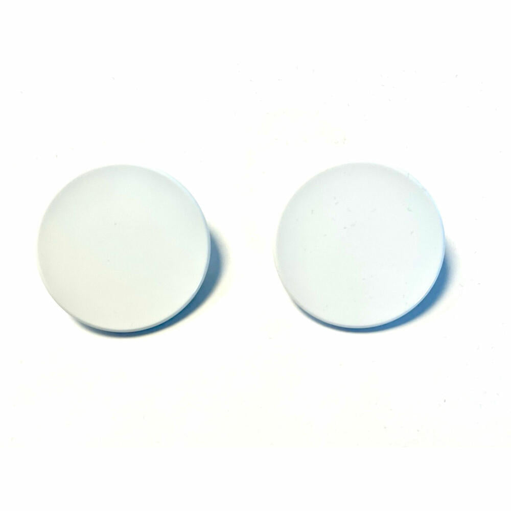 Authentics replacement cap set for toilet paper holder Kali 2-piece, ABS, white, 1313400