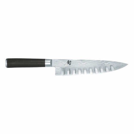 Kai Shun Classic chef's knife with hollow grind, knife, universal knife, damask knife, 20 cm, DM-0719
