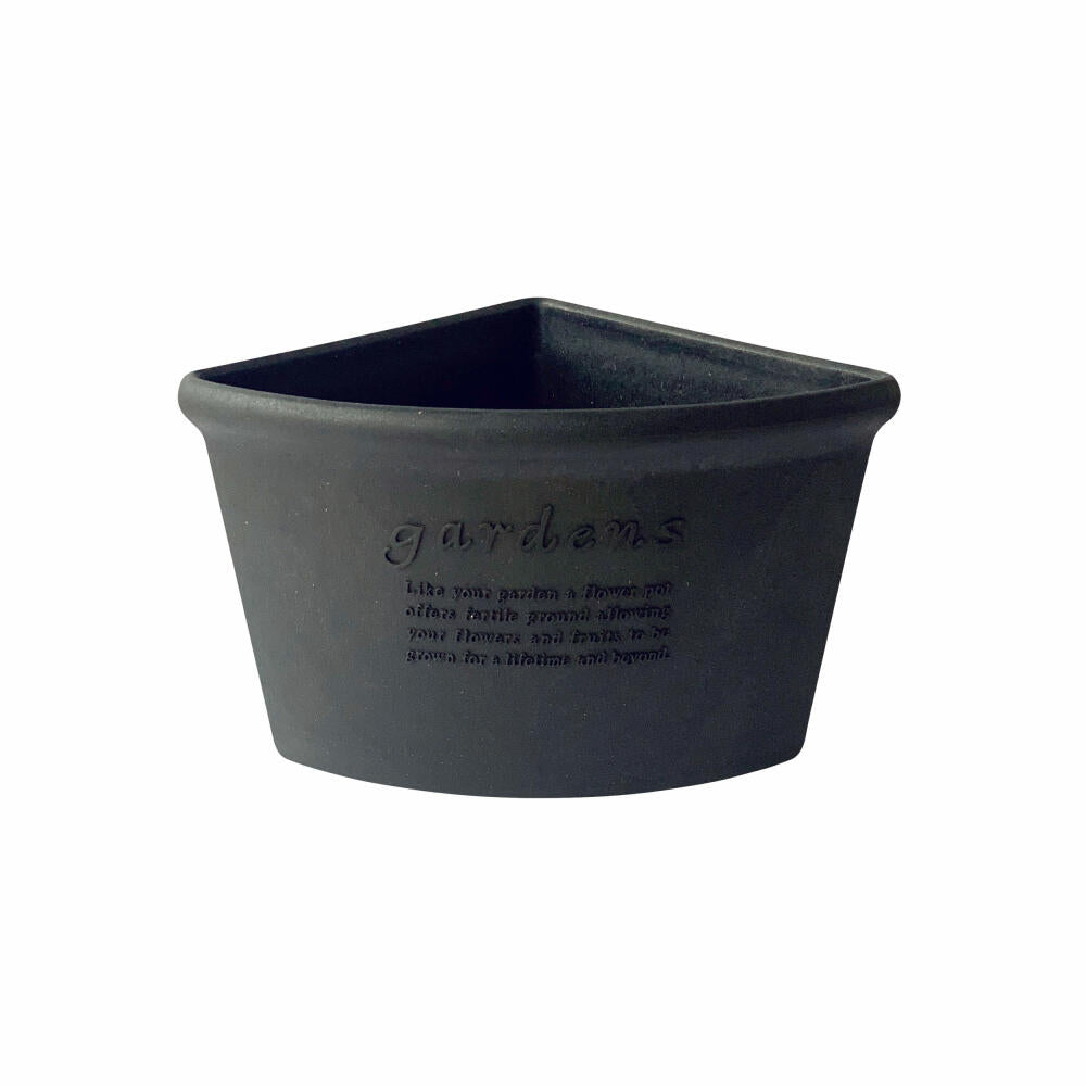 Hachiman Ecktopf Eco Pot 200, Pflanztopf, Polypropylen, Schwarz, 3 L, 242833