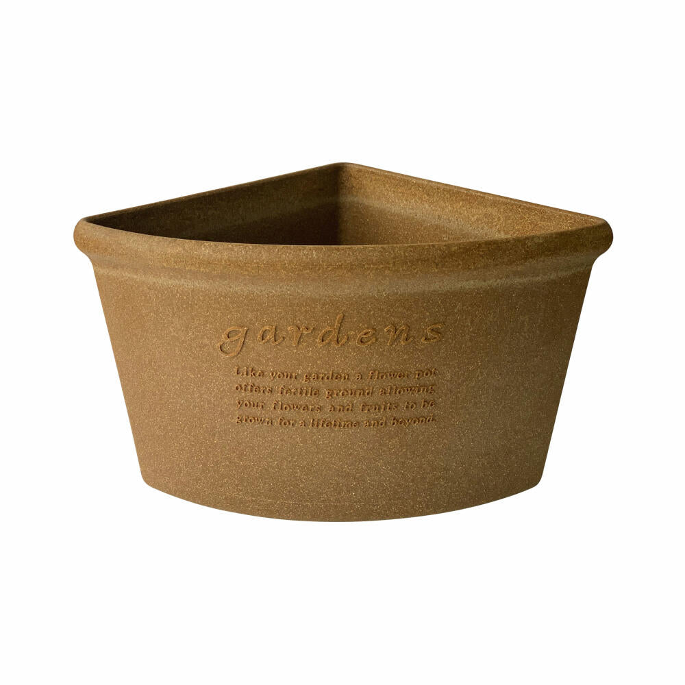 Hachiman Ecktopf Eco Pot 260, Pflanztopf, Polypropylen, Natur, 7.5 L, 242871