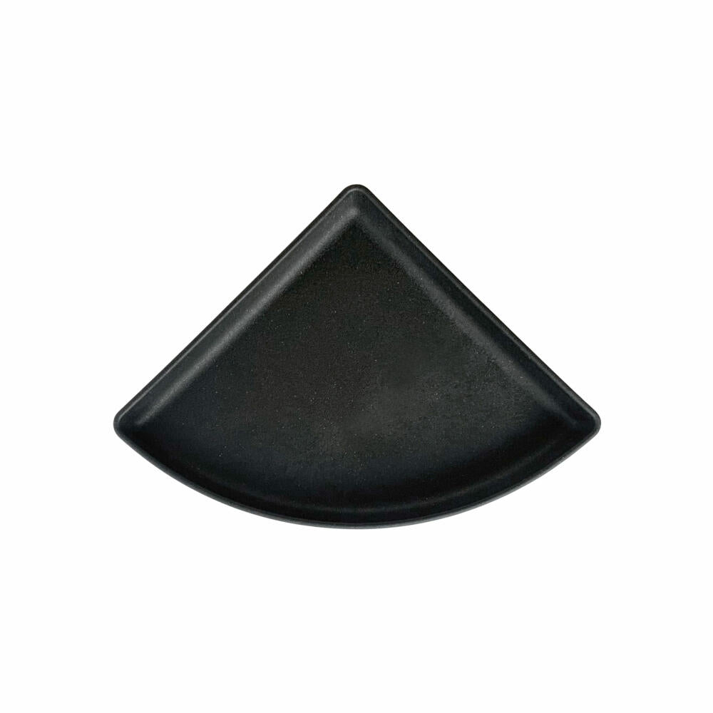 Hachiman Eck-Platztopfuntersatz Eco Plate 200, Polypropylen, Schwarz, 242994