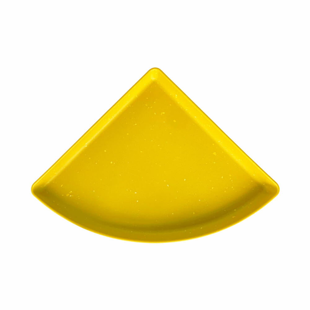 Hachiman Eck-Platztopfuntersatz Eco Plate 260, Polypropylen, Senf, 243083