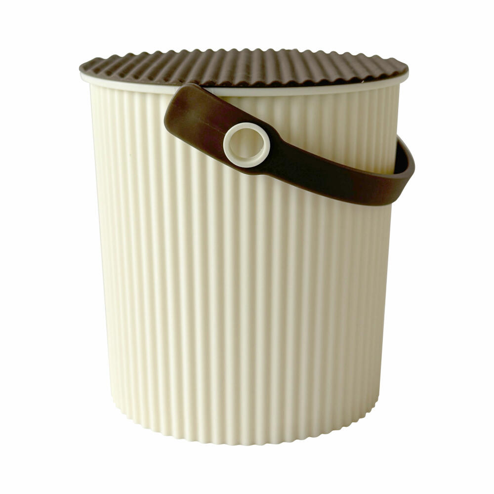 Hachiman Aufbewahrungseimer Omnioutil Baby, Kunststoff, Ivory, 700 ml, 247111