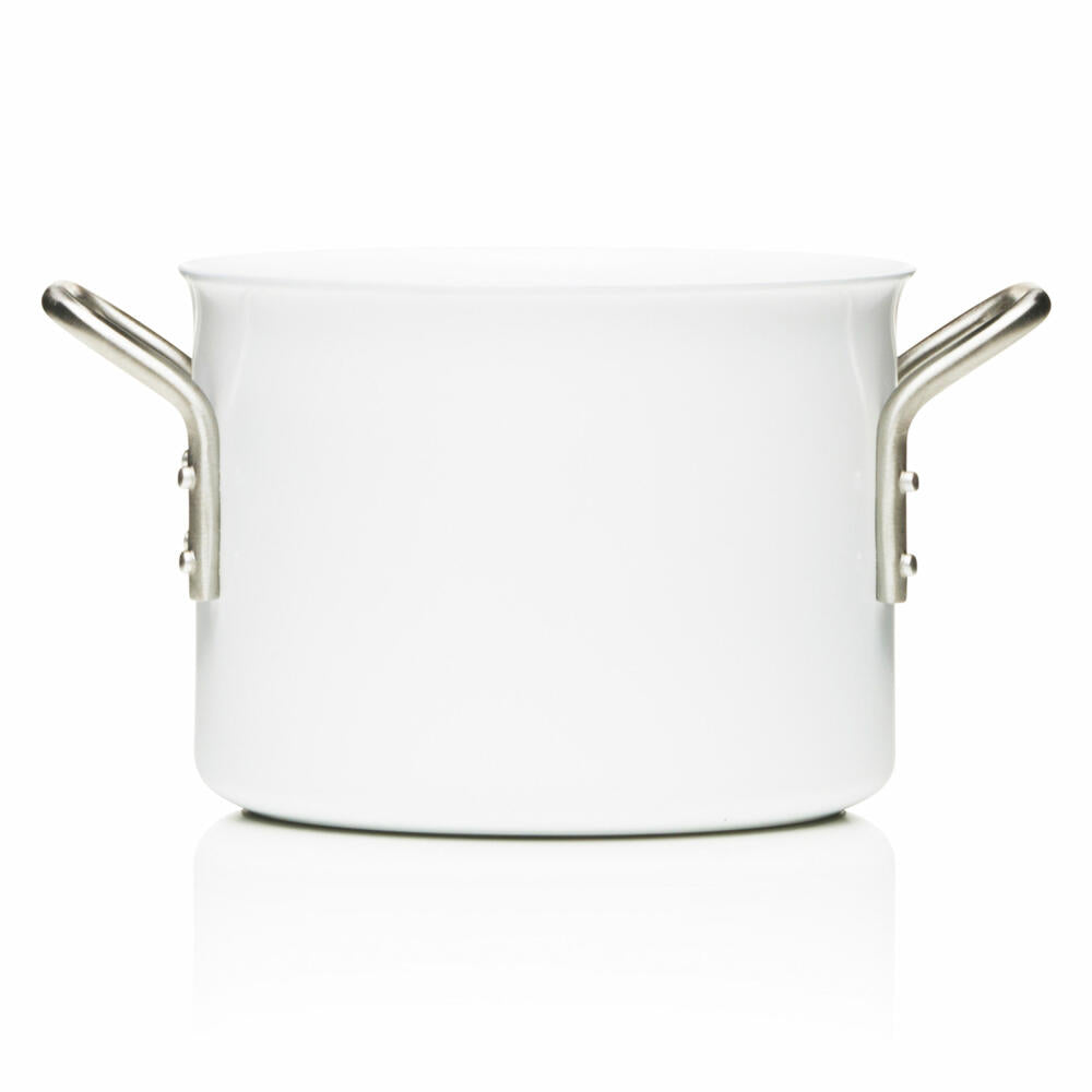Eva Solo White Line Pot, Cooking Pot, Universal Pot, Stockpot, Meat Pot, Cooking, Ø 16 cm, 2.5 L, 256620