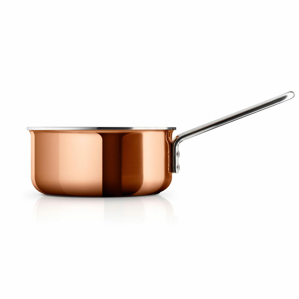 Eva Solo casserole, saucepan, sauce pot, cooking pot, cookware, copper/stainless steel, Ø 16 cm, 1.5 L, 271012