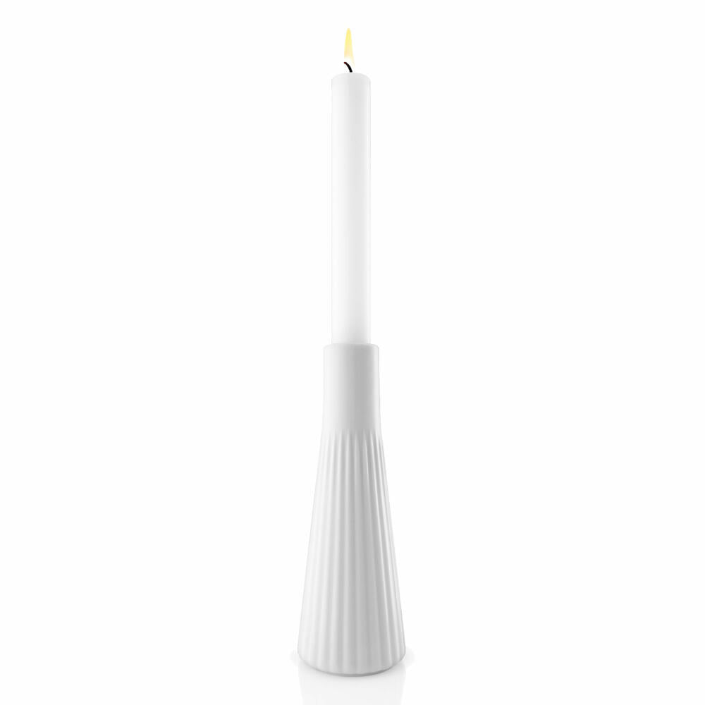 Eva Solo Legio Nova candlestick, candle holder, candles, decoration, table decoration, porcelain, white, H 16 cm, 887289