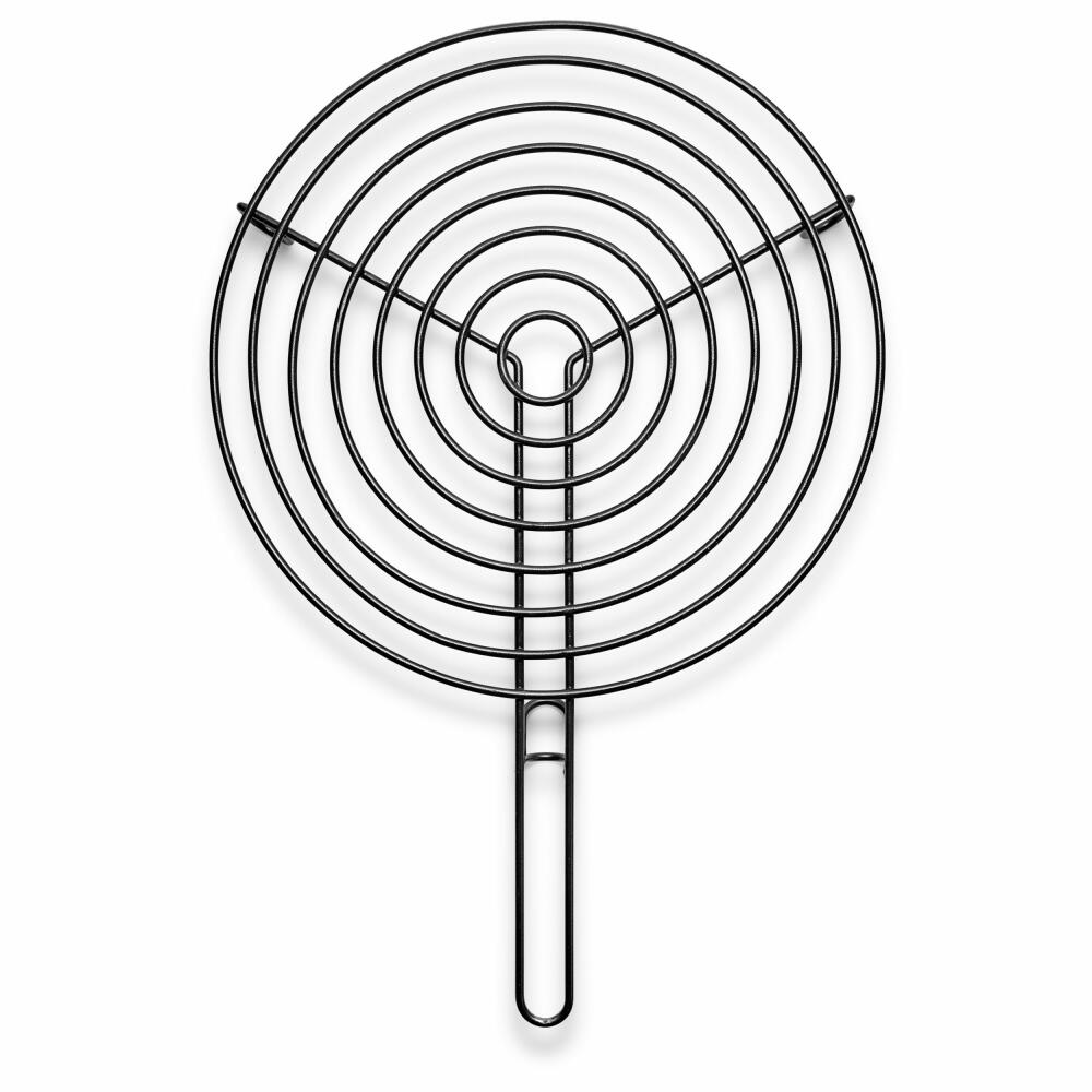 Eva Solo FireGlobe Grillrost, Rost, Grill, Zubehör, Grillen, Barbecue, BBQ, Eaillierter Stahl, Schwarz, 571114