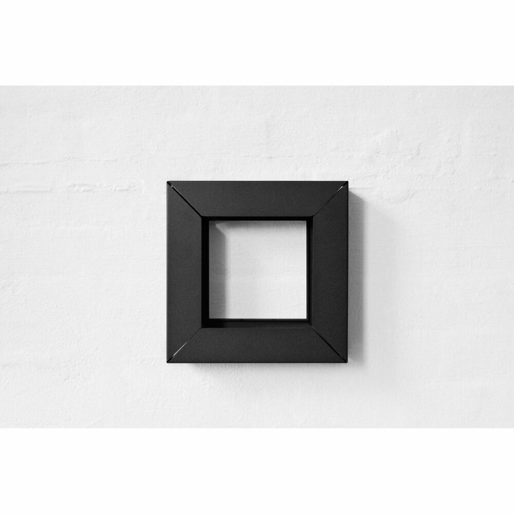 Eva Solo Rahmen-Futterspender Frame, Vogelfutterspender, Futterhaus, Futterstation, Kunststoff, Stahl, Schwarz, 21 x 21 cm, 571011