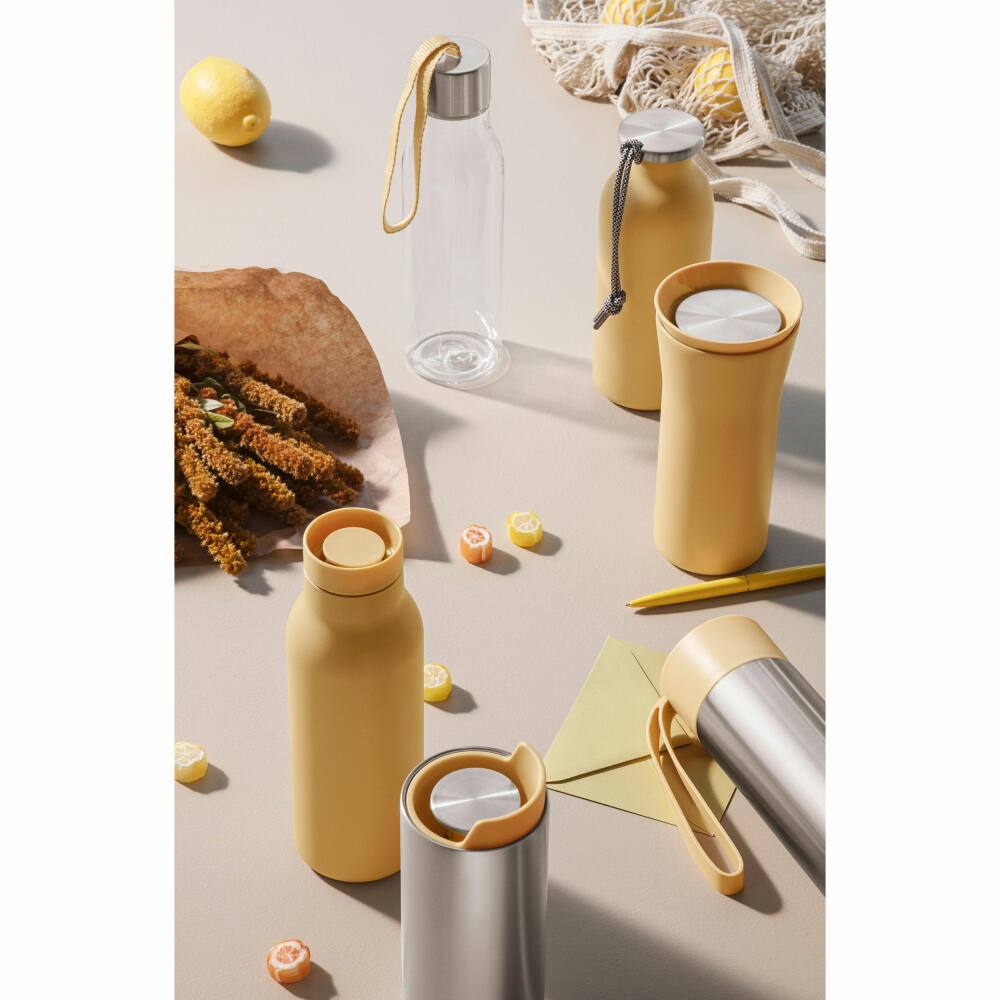 Eva Solo Urban To Go Cup Golden Sand, Thermobecher, Isolierbecher, Iso Becher, Edelstahl / Kunststoff, 350 ml, 567104