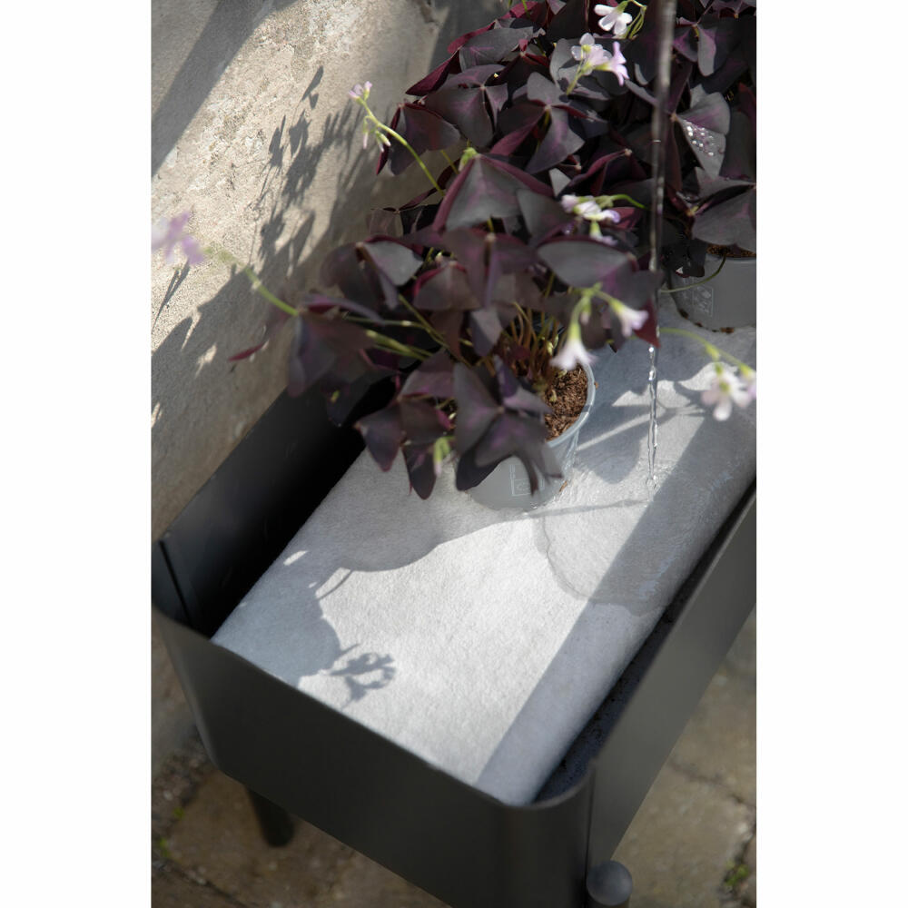 Eva Solo Pflanzenbox Simply Grow, Aluminium, Kunststoff, Schwarz, 53 x 80 x 33 cm, 741010010