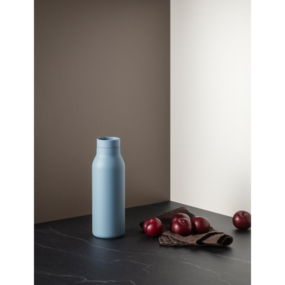 Eva Solo Urban Insulated Bottle, Thermo Bottle, Stainless SteelPlastic, Dusty Blue, 0.5 L, 575012