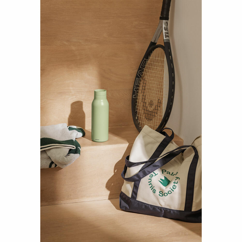 Eva Solo Isolierflasche Urban Pistachio, Edelstahl, Kunststoff, Grün, 500 ml, 575047