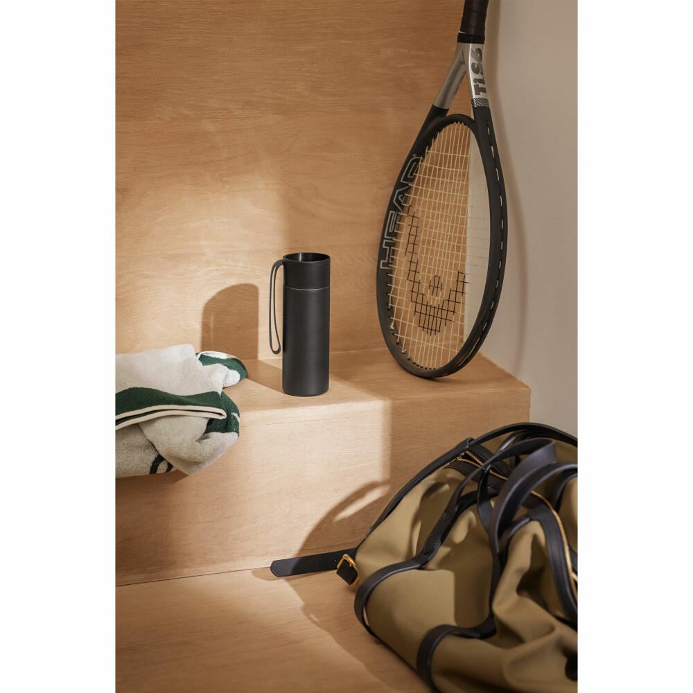 Eva Solo Isolierbecher To Go Cup Black, Edelstahl, Kunststoff, Schwarz, 350 ml, 567010