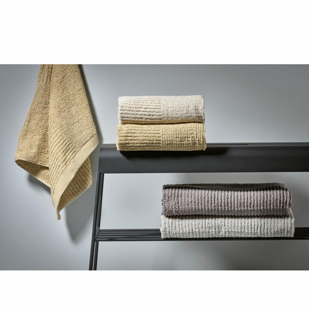 Zone Denmark Badehandtuch Classic, Duschtuch, Badetuch, Strandtuch, Handtuch, Soft Grey, 140 x 70 cm, 331182