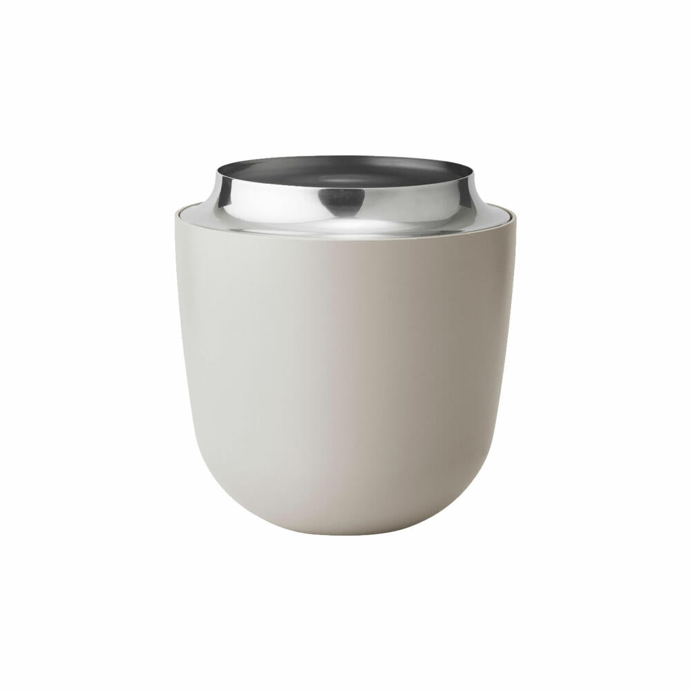 Stelton Concave Vase Medium, Blumenvase, Blumen Krug, Sand Matt, 14 cm, X-140