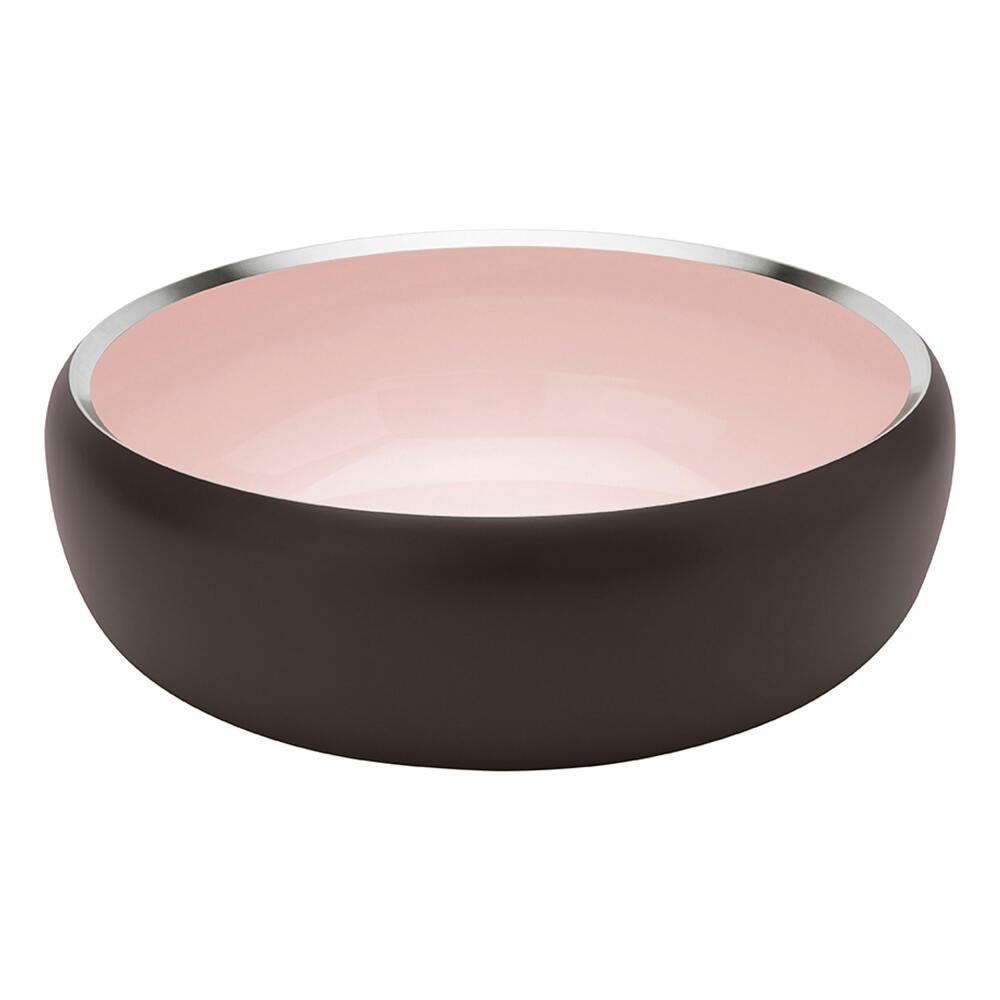 Stelton bowl Ora, decorative bowl, small bowl, stainless steel powder-coated, Dark Powder, Powder, D 30 cm, 102-1