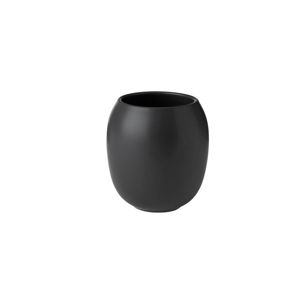 Stelton Zahnbürstenhalter Fjord, Zahnputzbecher, Becher, Steinzeug, Black, 113