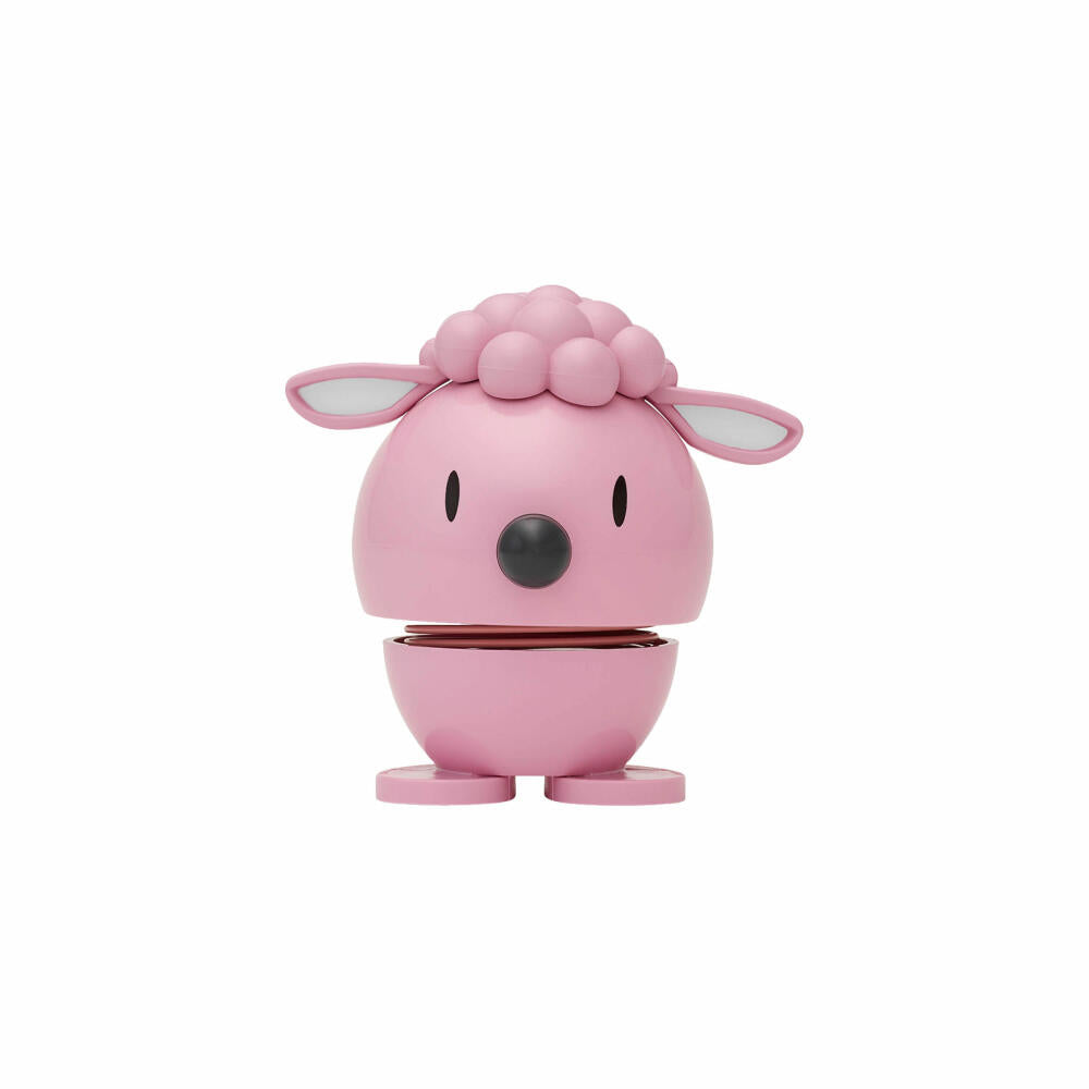 Hoptimist Lambert, Small, Wobble Figure, Wobble Figure, Decoration Idea, Plastic, Light Red, Ø 7 cm, 26286