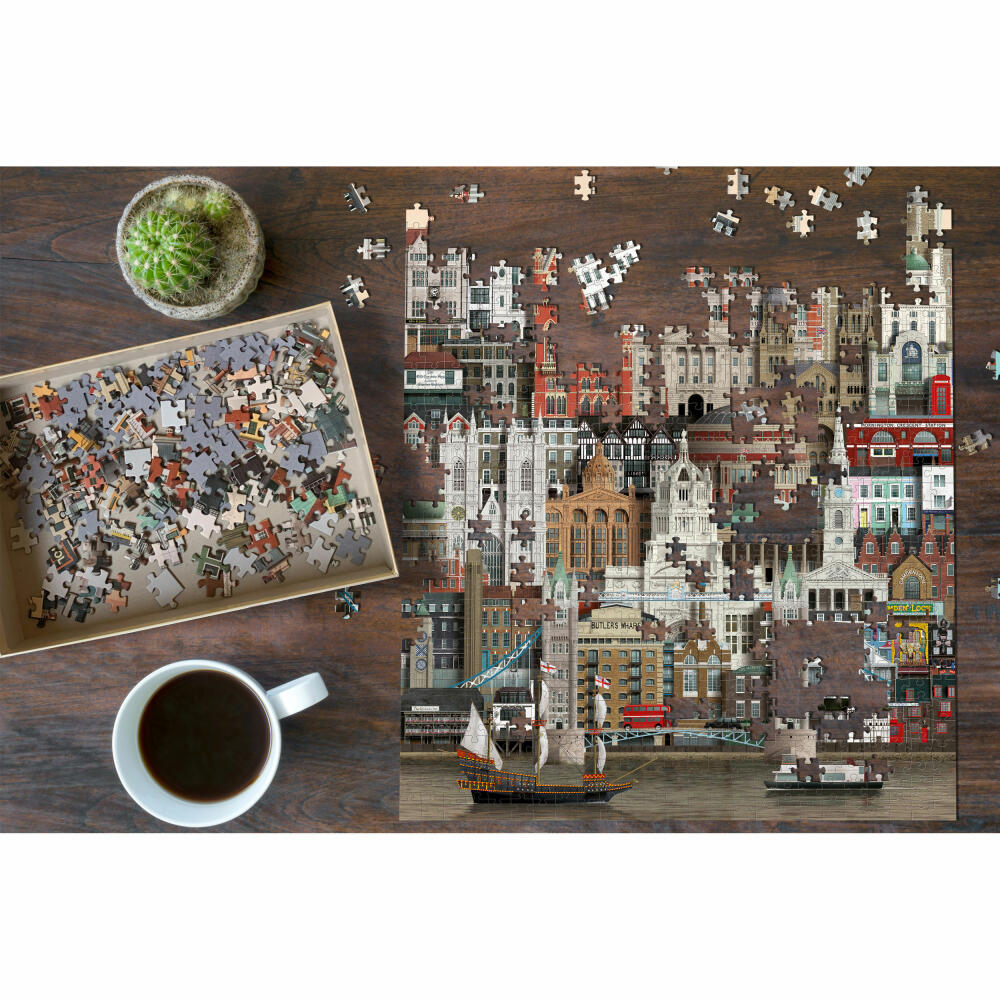 Martin Schwartz Puzzle London, City Puzzle Great Britain, 50 x 70 cm, 1000 pieces, MS0608