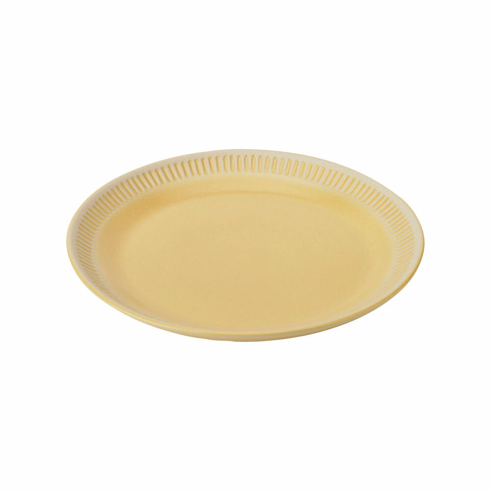 Knabstrup Essteller Colorit, Speiseteller, Teller, Steinzeug, Yellow, 27 cm, K1401-8