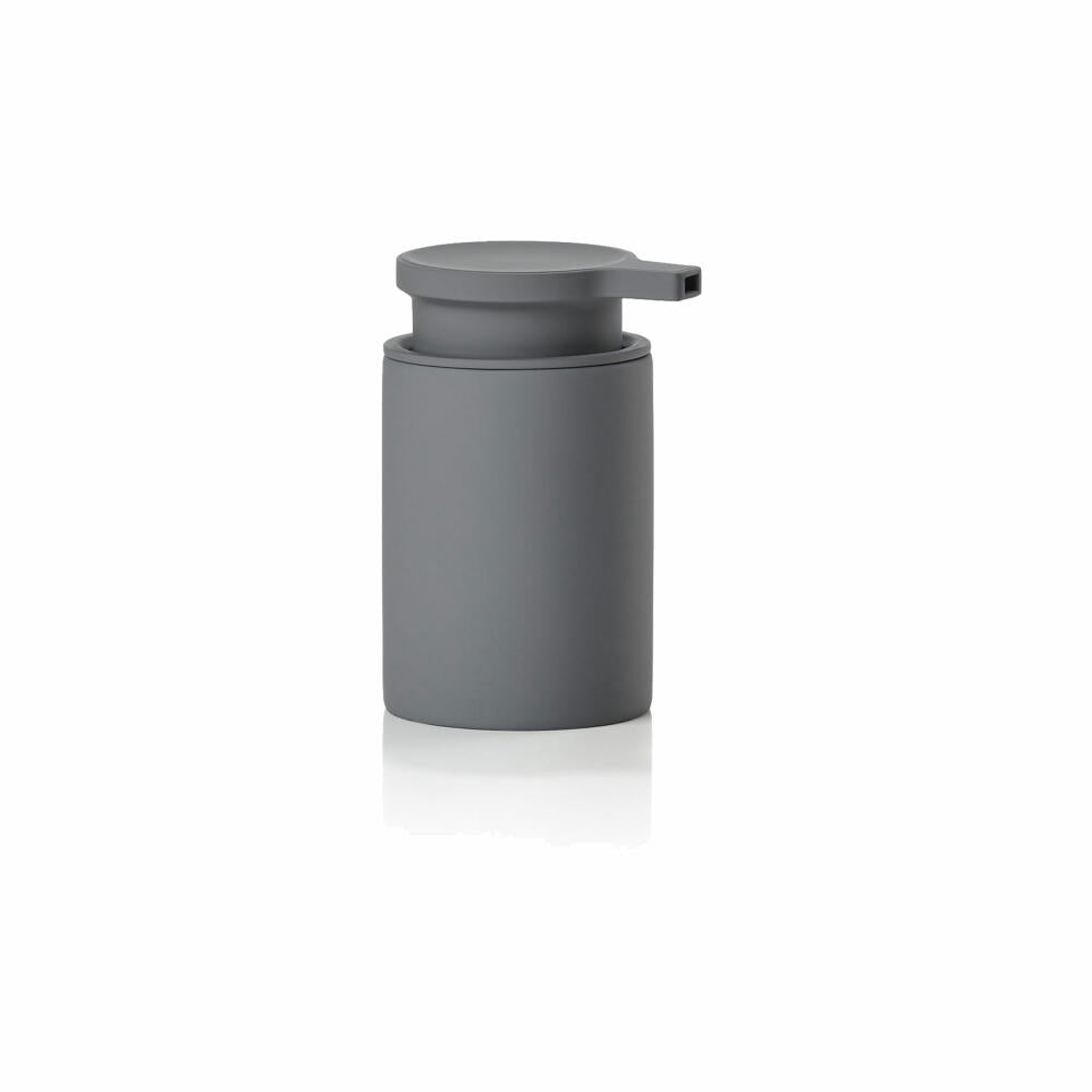 Zone Denmark Soap Dispenser Karma, Soap Dispenser, Dosing Dispenser, Stoneware, Grey, 250 ml, 10036