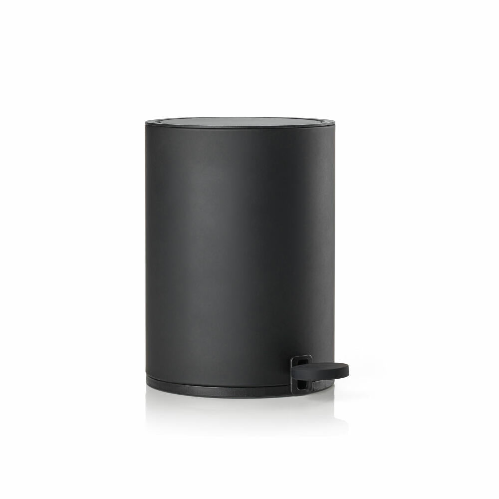 Zone Denmark pedal bin Karma, pedal bin, trash can, cosmetic bin, bathroom bin, metal, black, 3 L, 10055