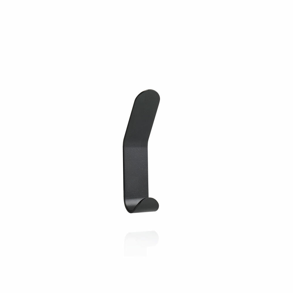 Zone Denmark double hook A-Double hook, wall hook, wall coat rack, wall hook, metal, black, H 11 cm, 10585