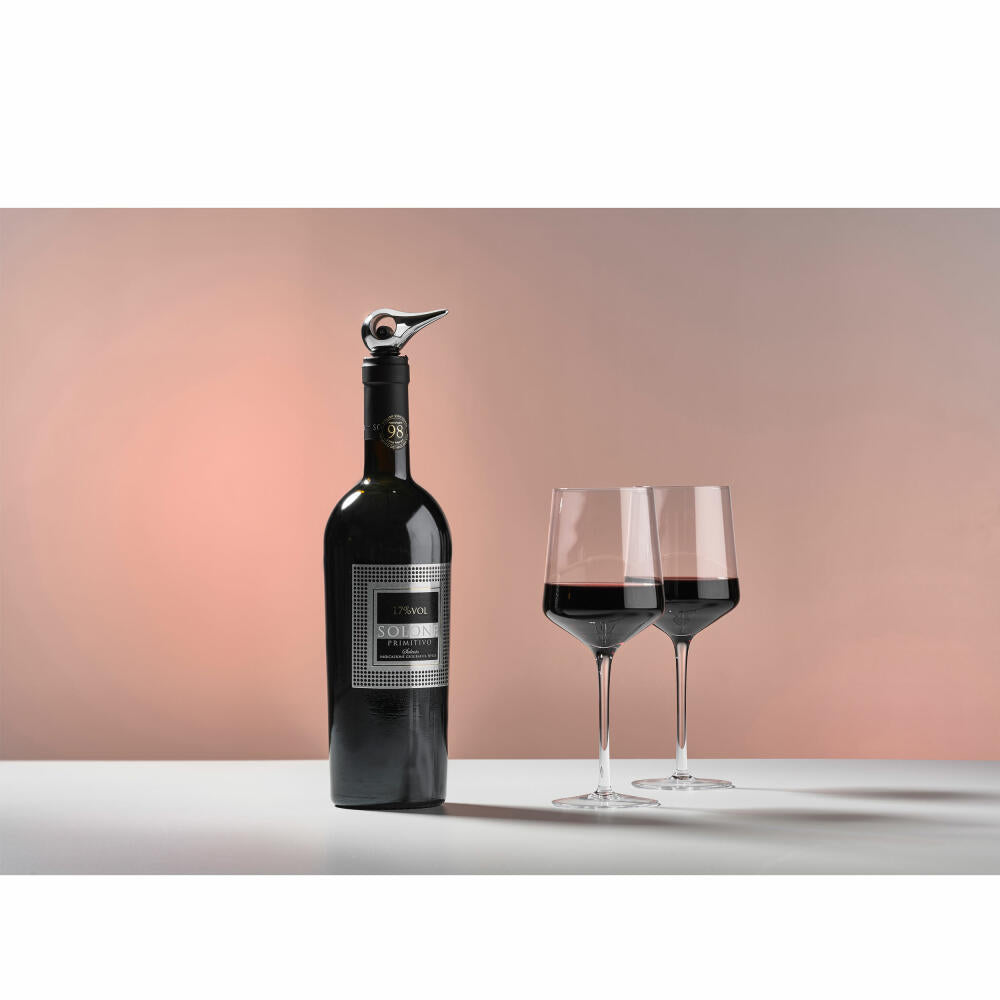 Zone Denmark Weinverschluss Rocks Bird, Flaschenverschluss, Weinstopfen, Verschluss Flasche, Silikon, High Gloss, 15173