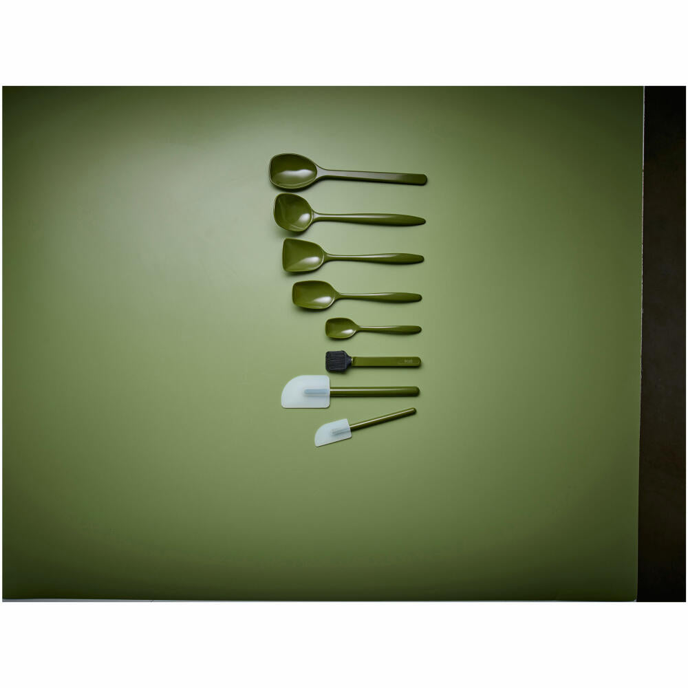 Rosti Baking Brush Classic, Kitchen Brush, Melamine, Silicone, Olive, 17 cm, 23796