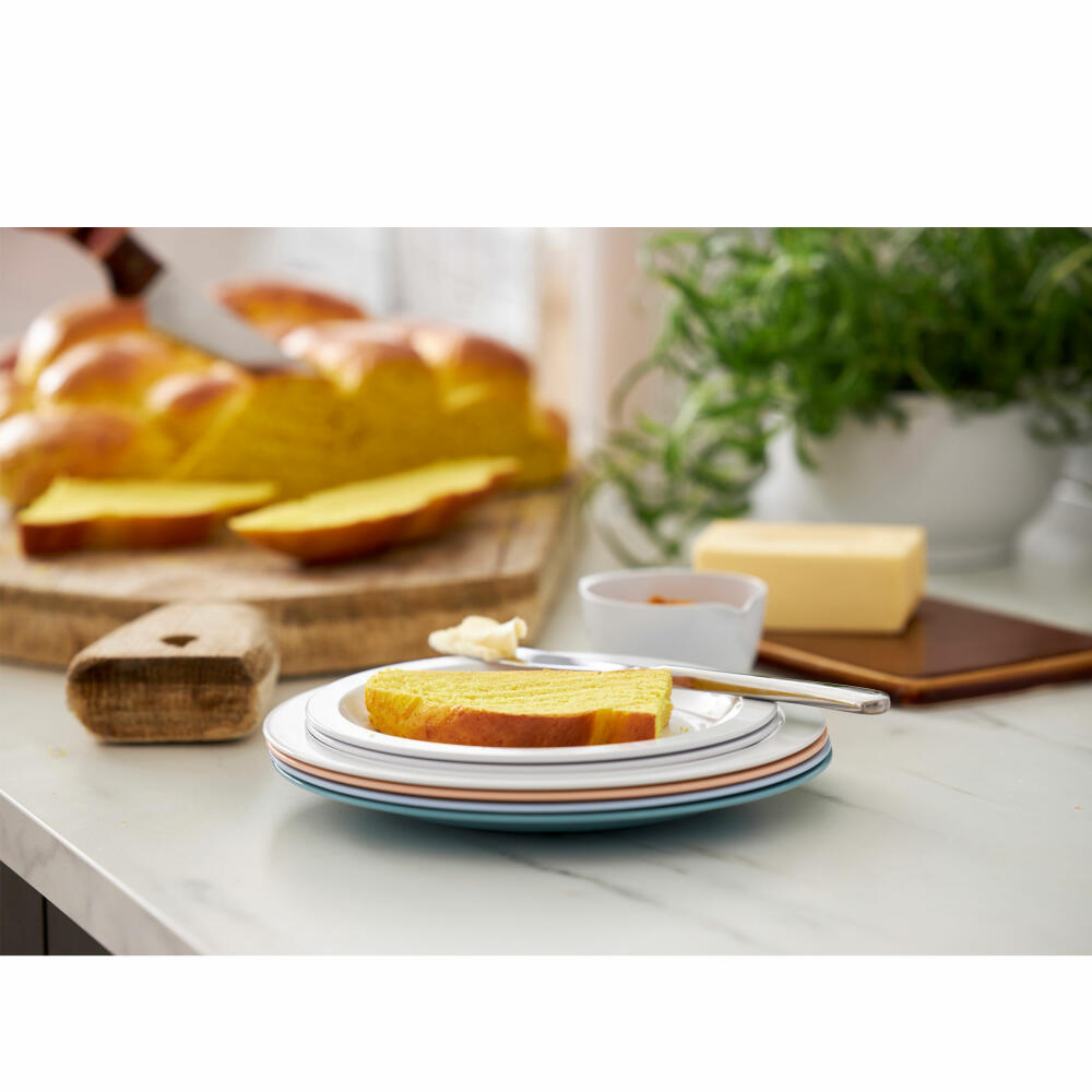 Rosti lunch plate Hamlet, dinner plate, plate, melamine, white, 21 cm, 23973